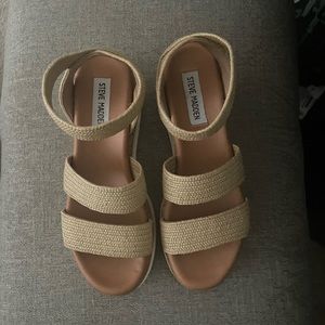 COPY - Steve Madden Bandi Cork Platform Wedge Sandle